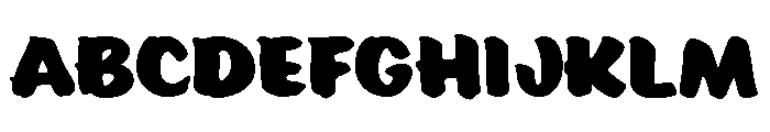 Ed's Market Brush Bold Font UPPERCASE