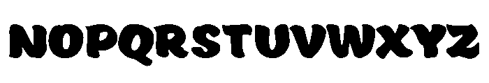 Ed's Market Brush Bold Font LOWERCASE