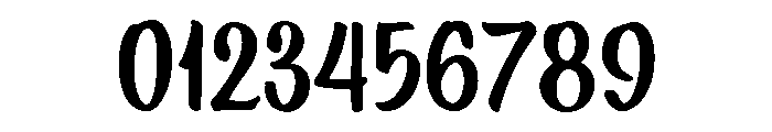 Ed's Market Brush Narrow Font OTHER CHARS