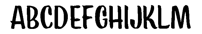 Ed's Market Brush Narrow Font UPPERCASE