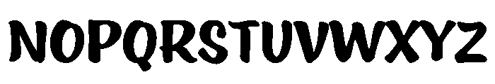 Ed's Market Brush Regular Font UPPERCASE