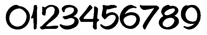Ed's Market Brush Wide Font OTHER CHARS