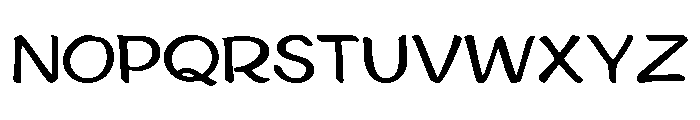 Ed's Market Brush Wide Font UPPERCASE