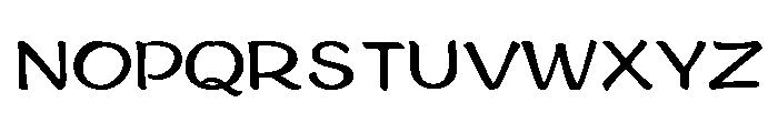 Ed's Market Brush Wide Font LOWERCASE