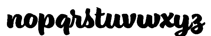 Ed's Market Script Bold Font LOWERCASE