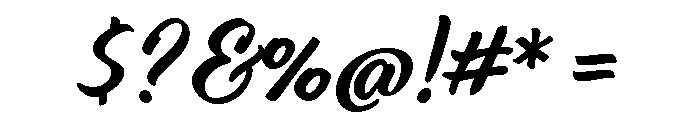 Ed's Market Script Main Font OTHER CHARS