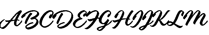 Ed's Market Script Main Font UPPERCASE