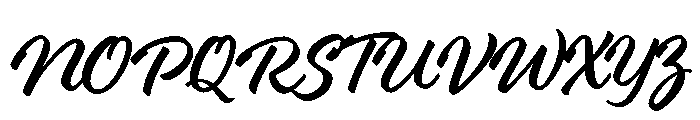 Ed's Market Script Main Font UPPERCASE