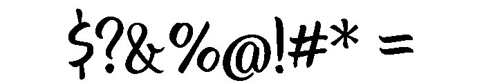 Ed's Market Script Upright Font OTHER CHARS
