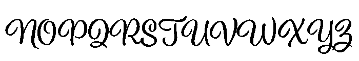 Ed's Market Script Upright Font UPPERCASE