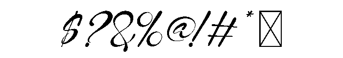Eentrialy Font OTHER CHARS