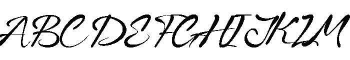 Eentrialy Font UPPERCASE