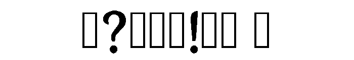 Eerie Regular Font OTHER CHARS