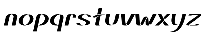 Eesil-BoldItalic Font LOWERCASE