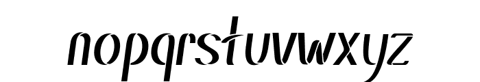 Eesil-CondensedItalic Font LOWERCASE