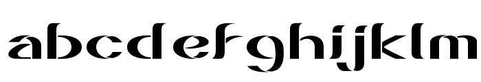 Eesil-ExpandedBold Font LOWERCASE