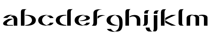 Eesil-ExpandedRegular Font LOWERCASE