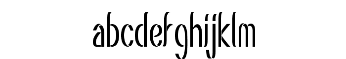 Eesil-ExtracondensedRegular Font LOWERCASE