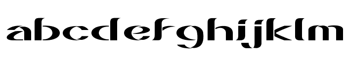 Eesil-ExtraexpandedBold Font LOWERCASE