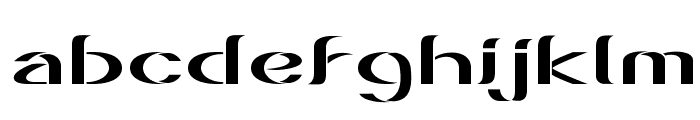 Eesil-ExtraexpandedRegular Font LOWERCASE