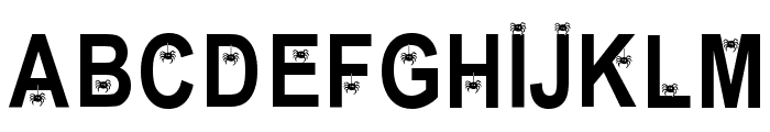 Eency Weency Spider Font UPPERCASE