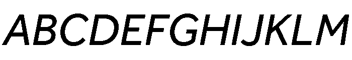 Effra Cc Variable Italic Font UPPERCASE