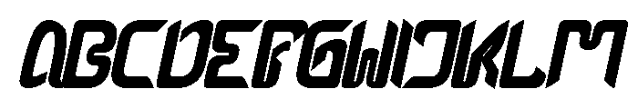EFFECT Bold Italic Font UPPERCASE