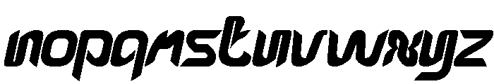 EFFECT Bold Italic Font LOWERCASE