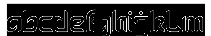 EFFECT-Hollow-Inverse FONT