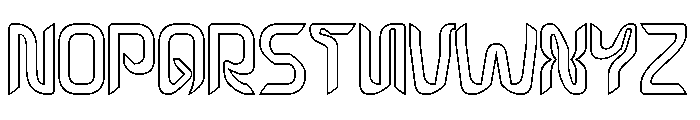 EFFECT-Hollow Font UPPERCASE