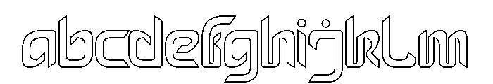 EFFECT-Hollow FONT