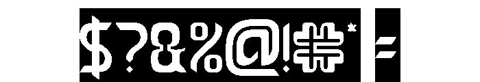 EFFECT-Inverse Font OTHER CHARS