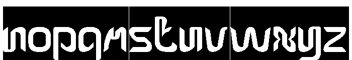 EFFECT-Inverse Font LOWERCASE