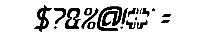 EFFECT Italic Font OTHER CHARS