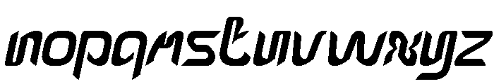 EFFECT Italic Font LOWERCASE