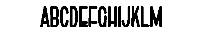 Efaboner Font UPPERCASE