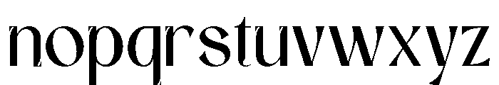 Effyra Regular Font LOWERCASE