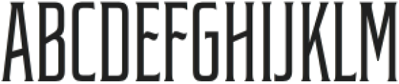 EFCO Colburn Compressed Regular otf (400) Font UPPERCASE