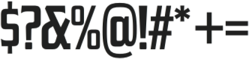 EFCO Colburn Condensed Bold otf (700) Font OTHER CHARS