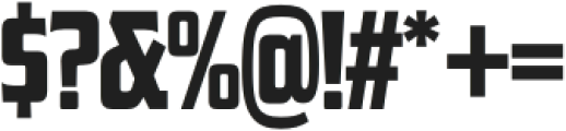 EFCO Colburn Condensed ExtraBold otf (700) Font OTHER CHARS