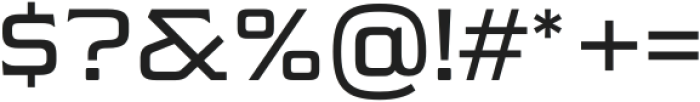 EFCO Colburn Expanded Regular otf (400) Font OTHER CHARS