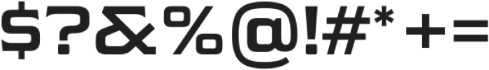 EFCO Colburn Expanded SemiBold otf (600) Font OTHER CHARS