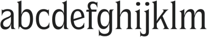 EFCO Osbert Regular otf (400) Font LOWERCASE