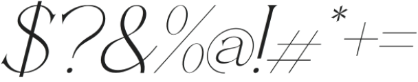 Effectas Italic otf (400) Font OTHER CHARS