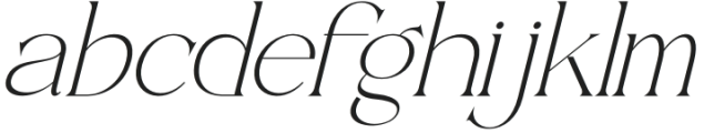 Effectas Italic otf (400) Font LOWERCASE