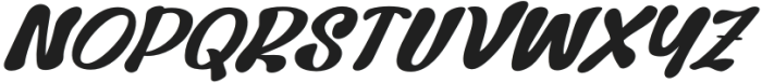 Efista Italic otf (400) Font UPPERCASE