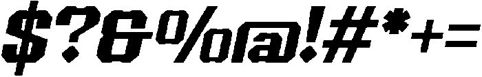 Eforlas Italic otf (400) Font OTHER CHARS
