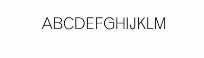 Effren-Light.otf Font UPPERCASE