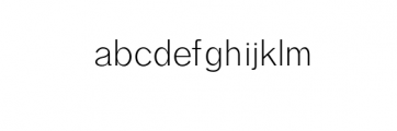 Effren-Light.otf Font LOWERCASE