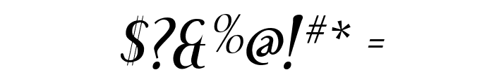 Effloresce Italic Font OTHER CHARS